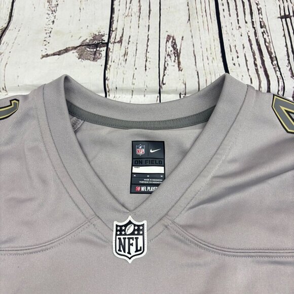 Women's New Orleans Saints Alvin Kamara Nike Gray On Field Jersey Medium - Picture 5 of 8